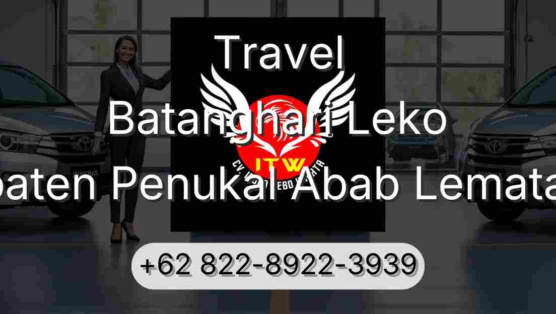 Travel Batanghari Leko Kabupaten Penukal Abab Lematang Ilir