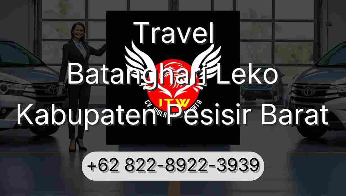 Travel Batanghari Leko Kabupaten Pesisir Barat