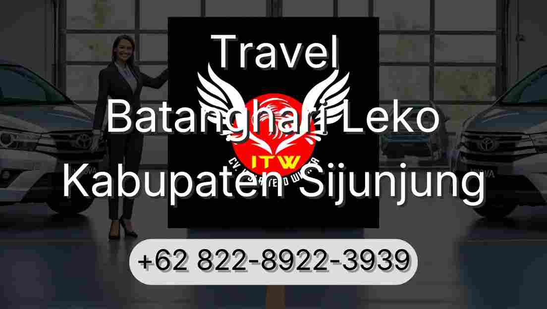 Travel Batanghari Leko Kabupaten Sijunjung