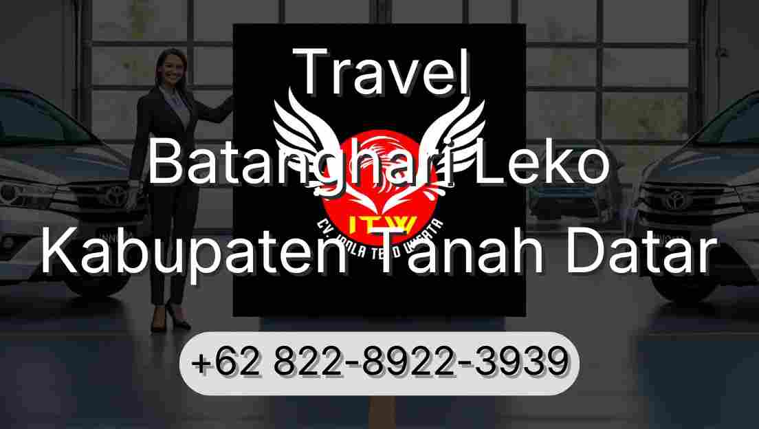 Travel Batanghari Leko Kabupaten Tanah Datar