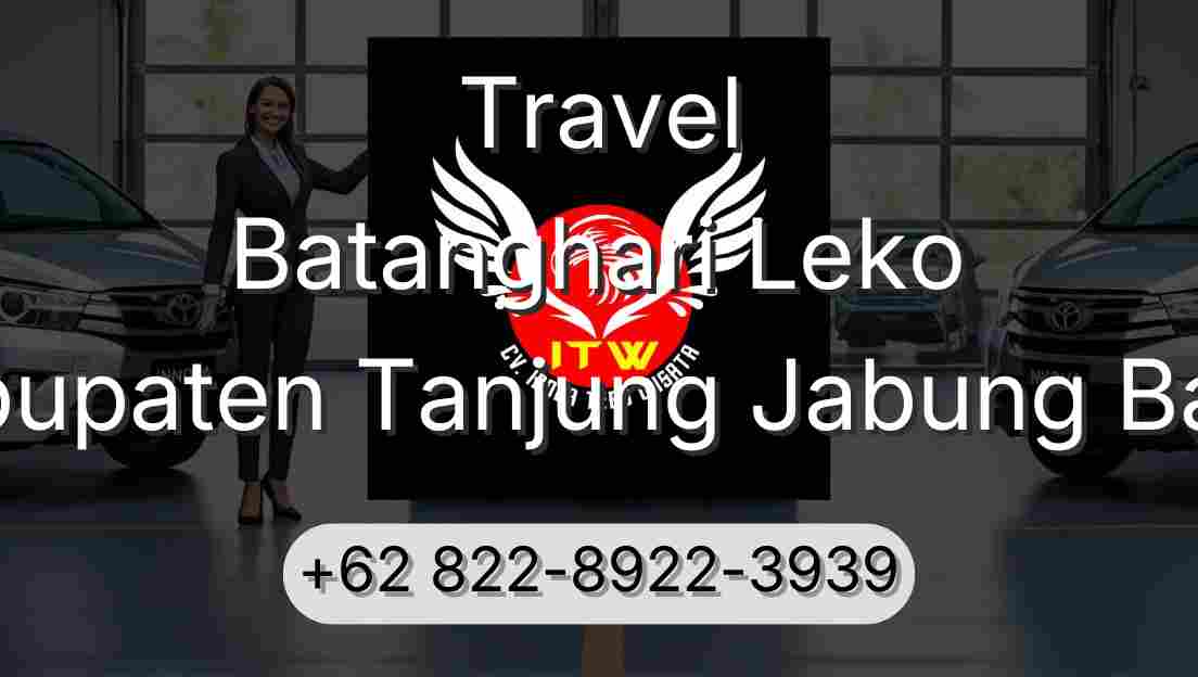 Travel Batanghari Leko Kabupaten Tanjung Jabung Barat