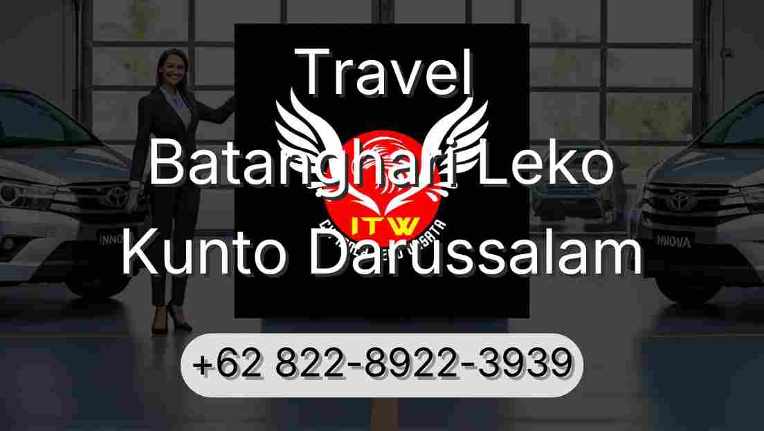 Travel Batanghari Leko Kunto Darussalam