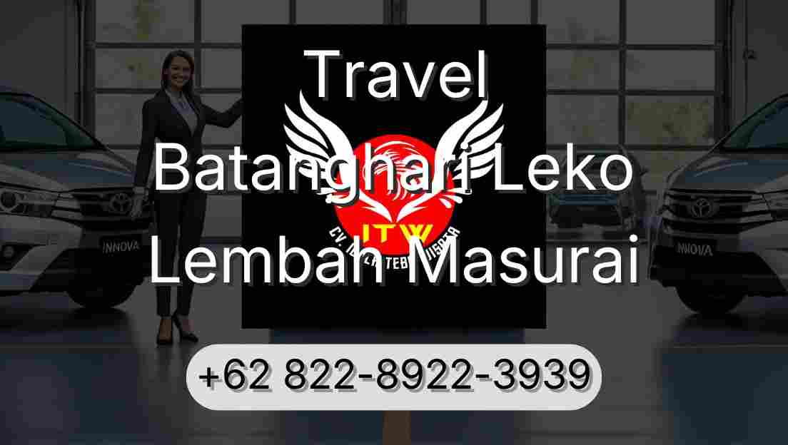Travel Batanghari Leko Lembah Masurai