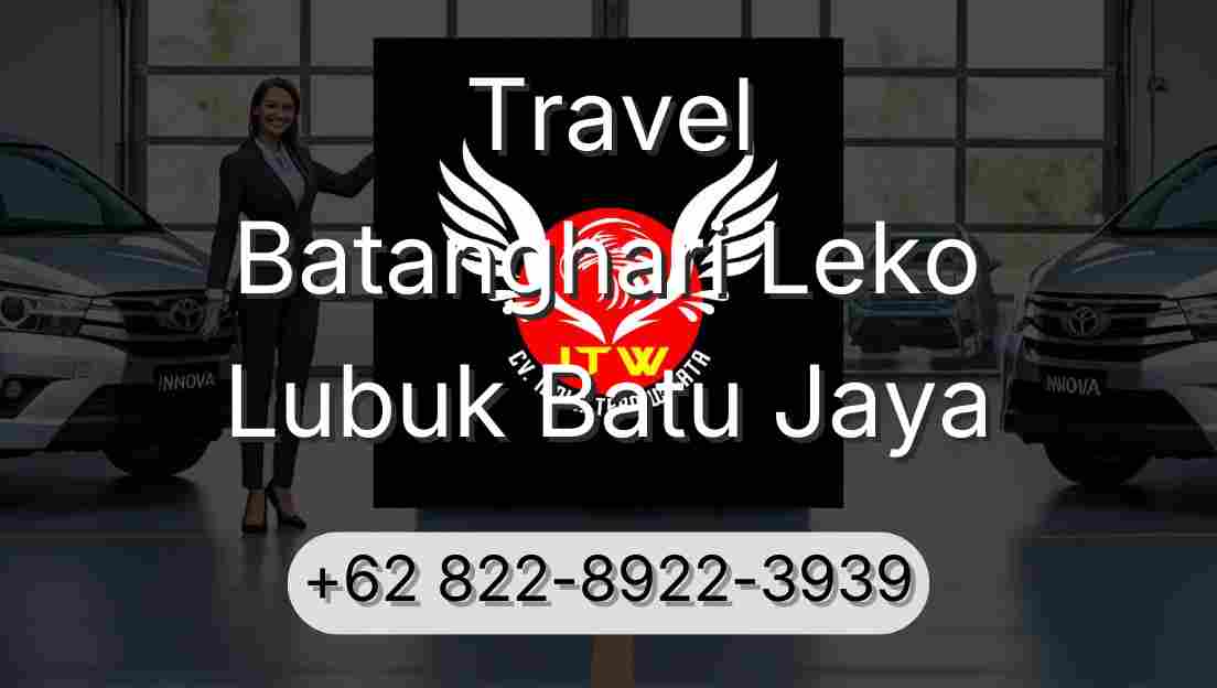 Travel Batanghari Leko Lubuk Batu Jaya