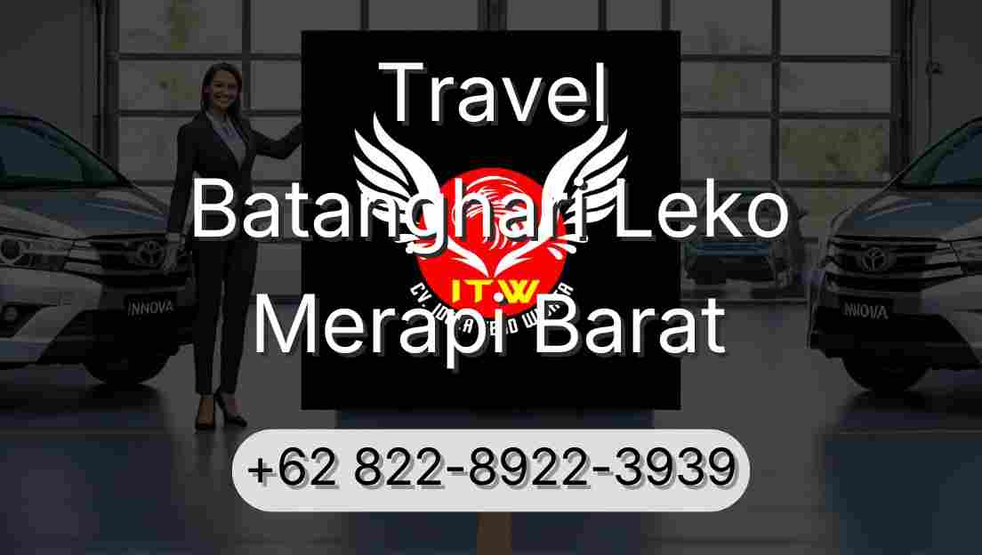 Travel Batanghari Leko Merapi Barat