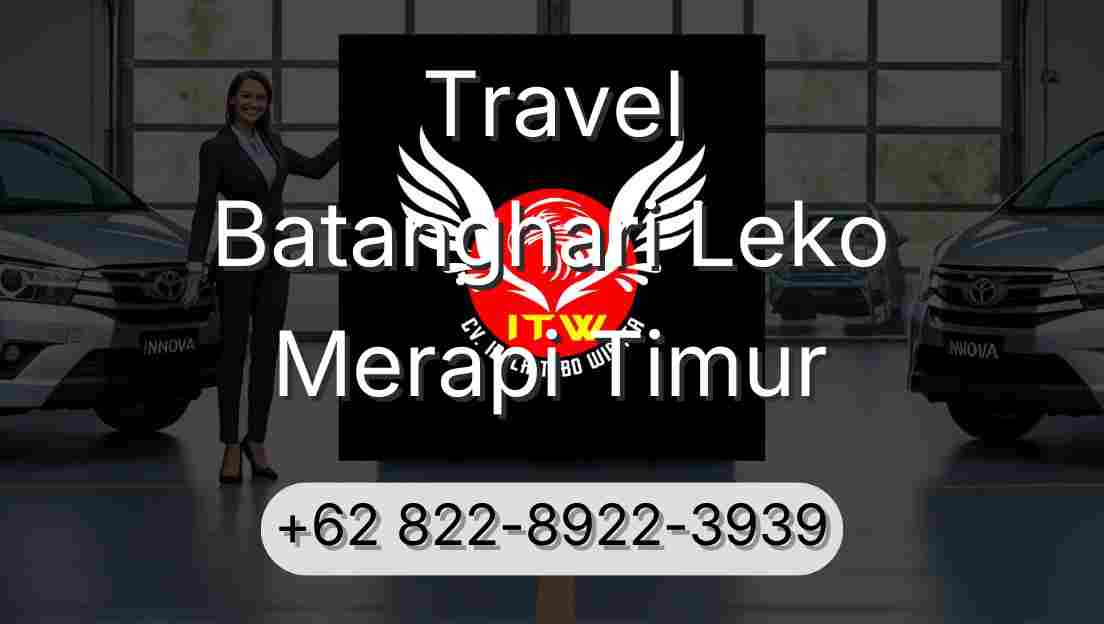 Travel Batanghari Leko Merapi Timur