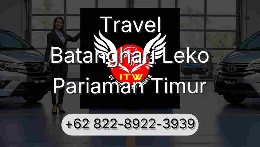 Travel Batanghari Leko Pariaman Timur