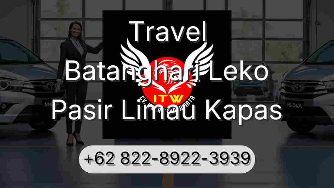 Travel Batanghari Leko Pasir Limau Kapas