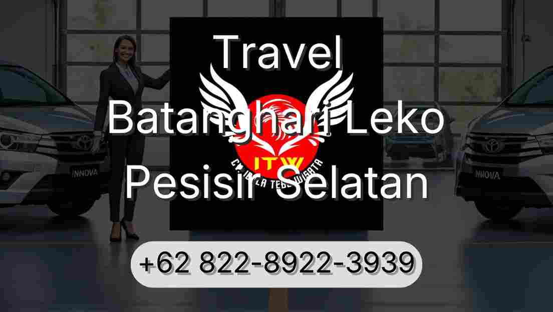 Travel Batanghari Leko Pesisir Selatan