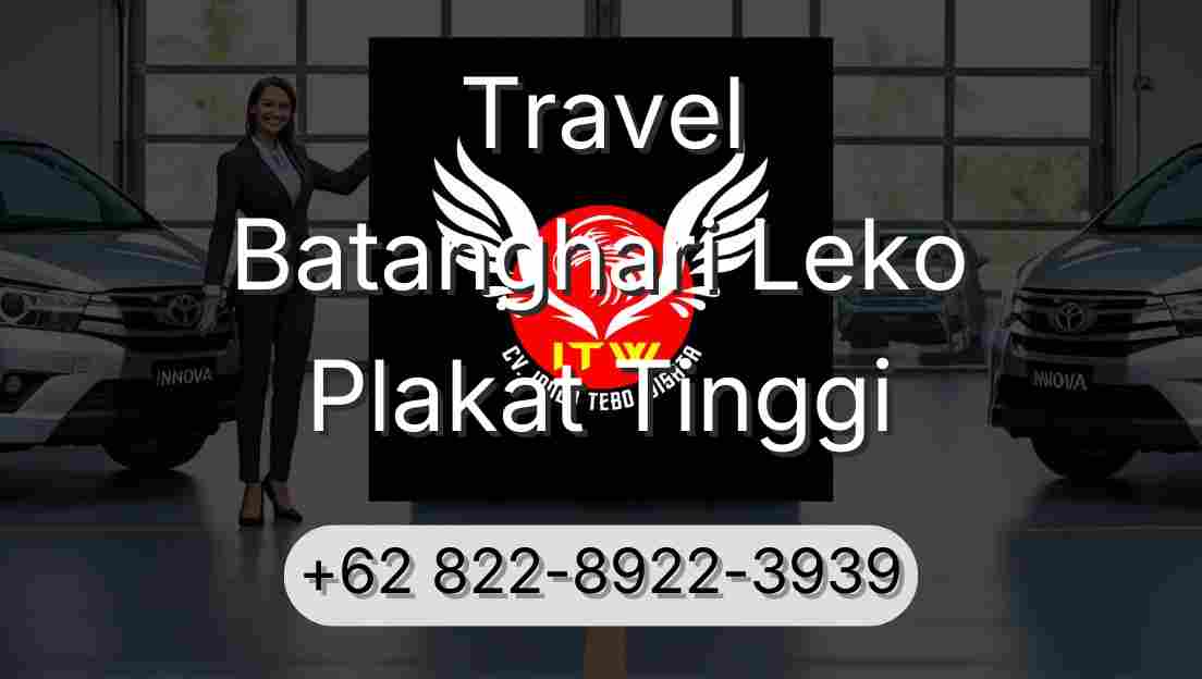 Travel Batanghari Leko Plakat Tinggi