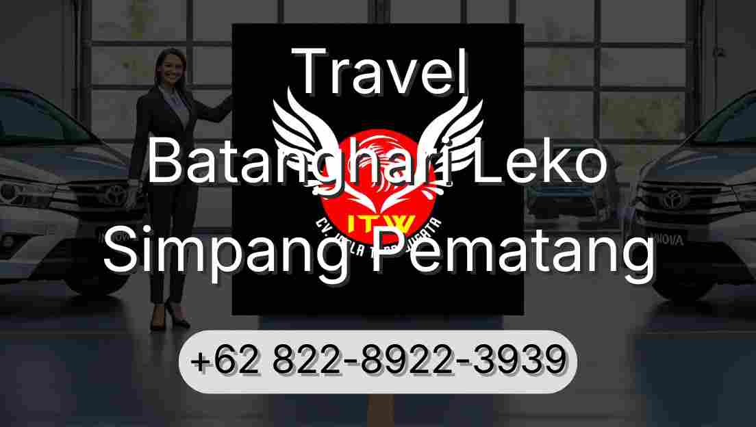 Travel Batanghari Leko Simpang Pematang