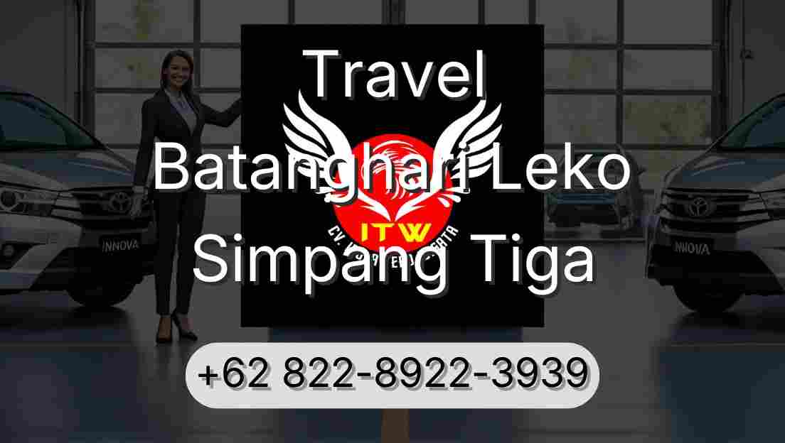 Travel Batanghari Leko Simpang Tiga