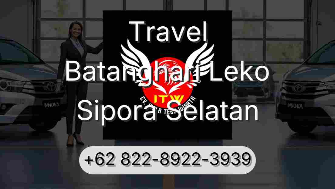 Travel Batanghari Leko Sipora Selatan
