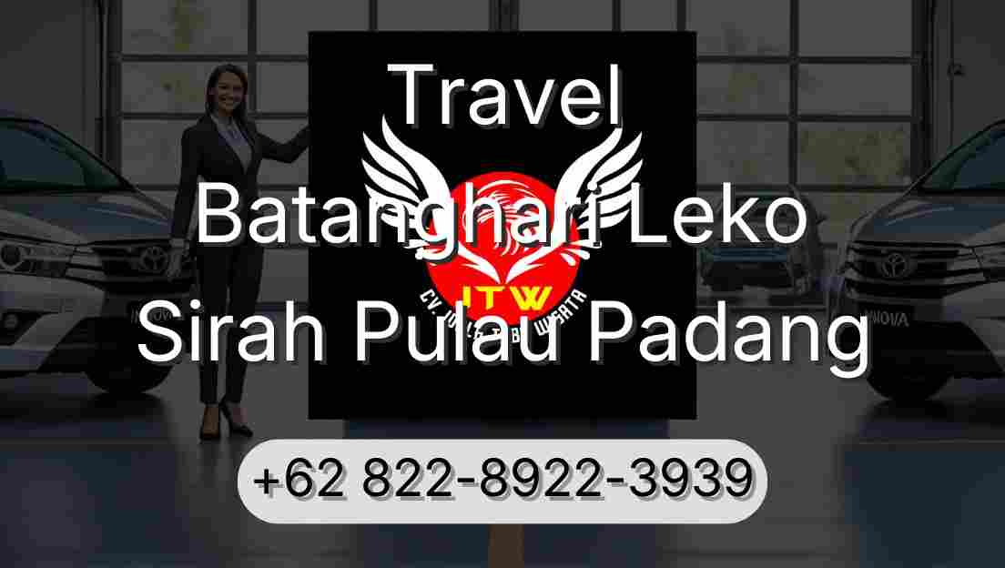 Travel Batanghari Leko Sirah Pulau Padang