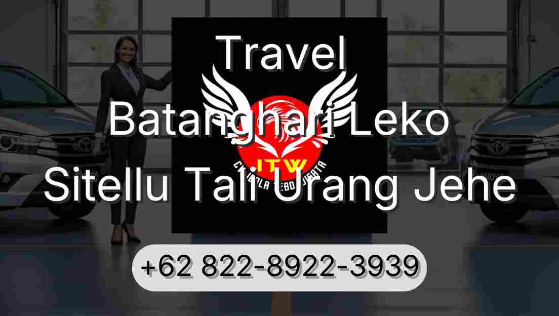 Travel Batanghari Leko Sitellu Tali Urang Jehe