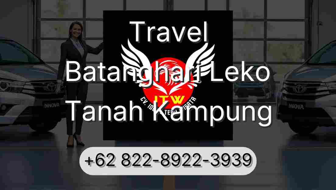 Travel Batanghari Leko Tanah Kampung