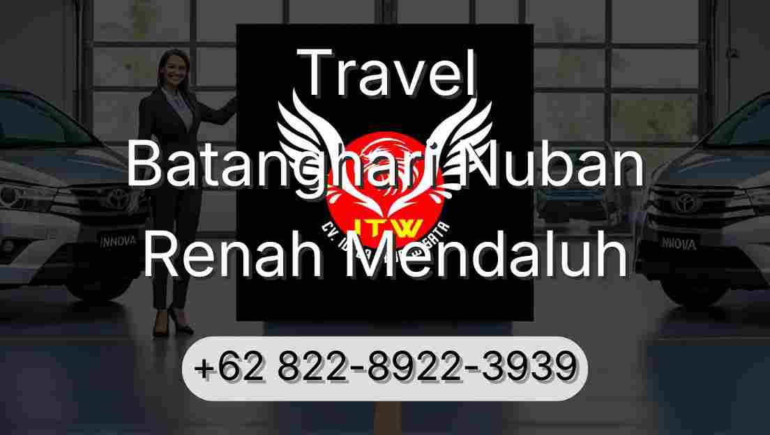 Travel Batanghari Nuban Renah Mendaluh