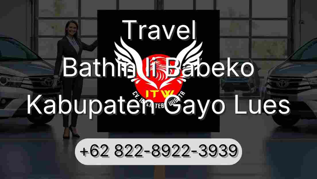 Travel Bathin Ii Babeko Kabupaten Gayo Lues