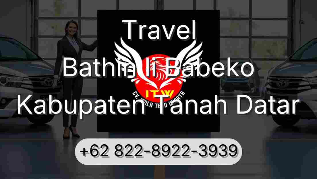 Travel Bathin Ii Babeko Kabupaten Tanah Datar
