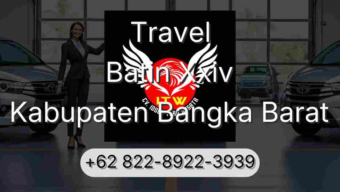 Travel Batin Xxiv Kabupaten Bangka Barat