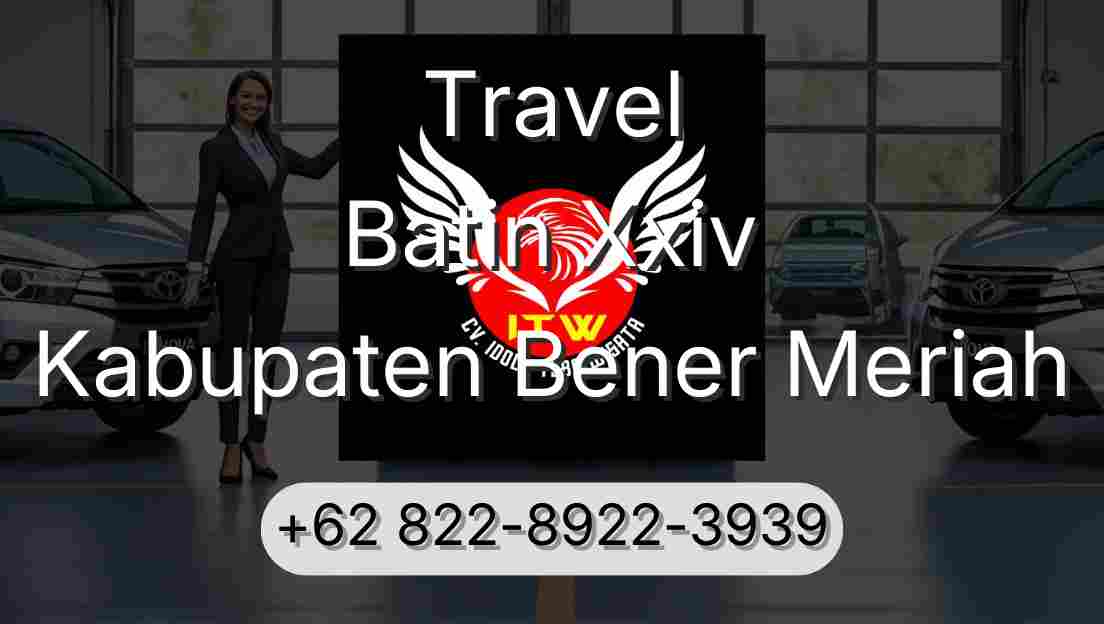 Travel Batin Xxiv Kabupaten Bener Meriah