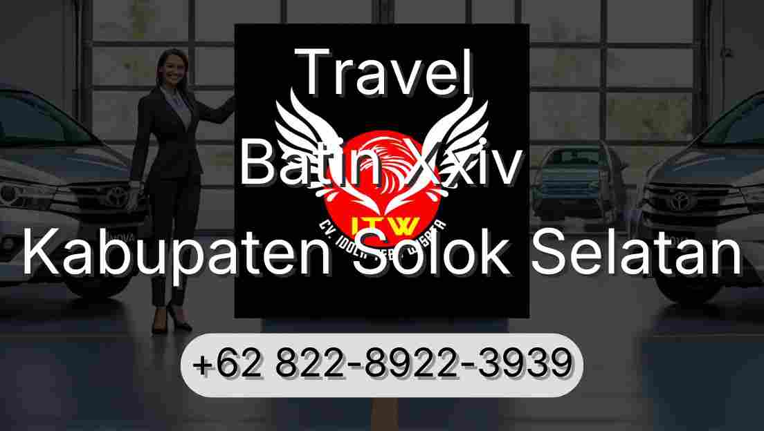 Travel Batin Xxiv Kabupaten Solok Selatan