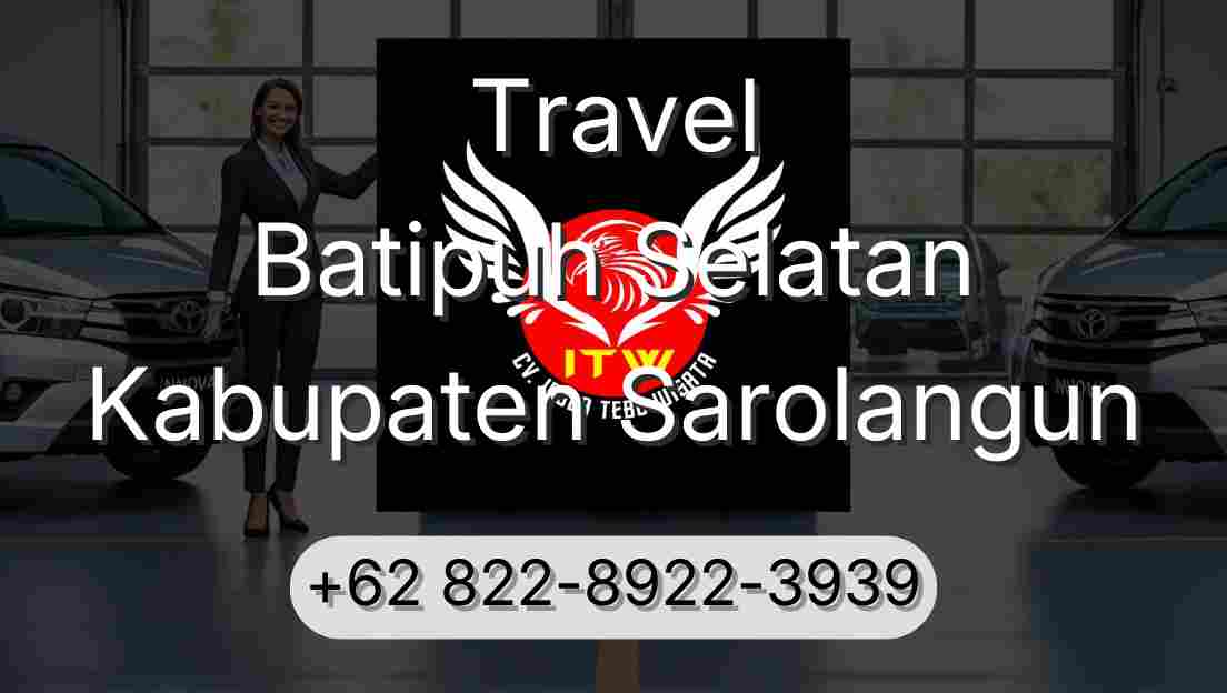 Travel Batipuh Selatan Kabupaten Sarolangun