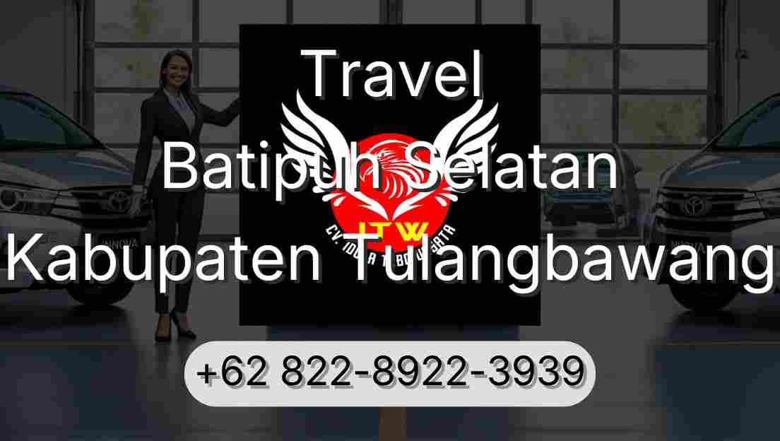 Travel Batipuh Selatan Kabupaten Tulangbawang