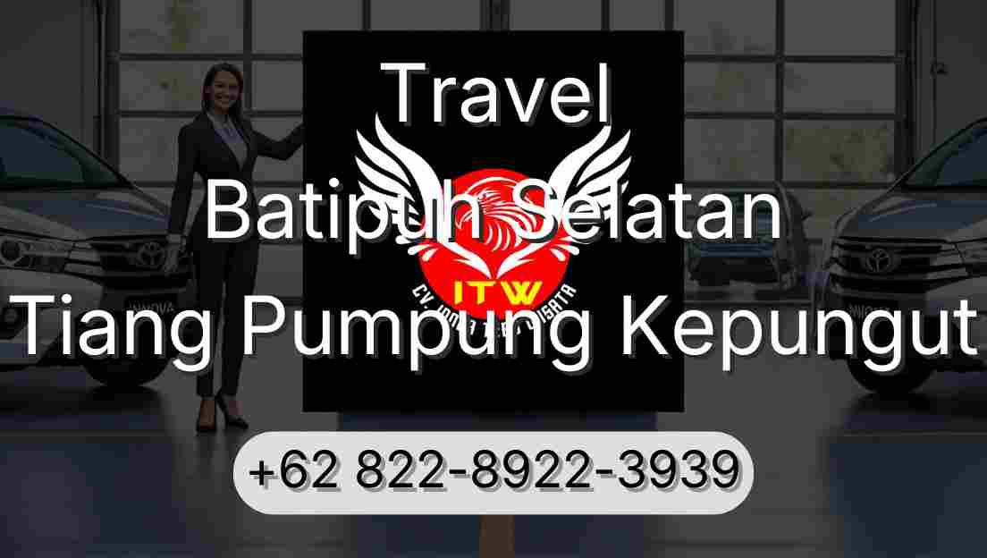 Travel Batipuh Selatan Tiang Pumpung Kepungut