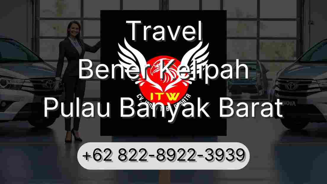 Travel Bener Kelipah Pulau Banyak Barat