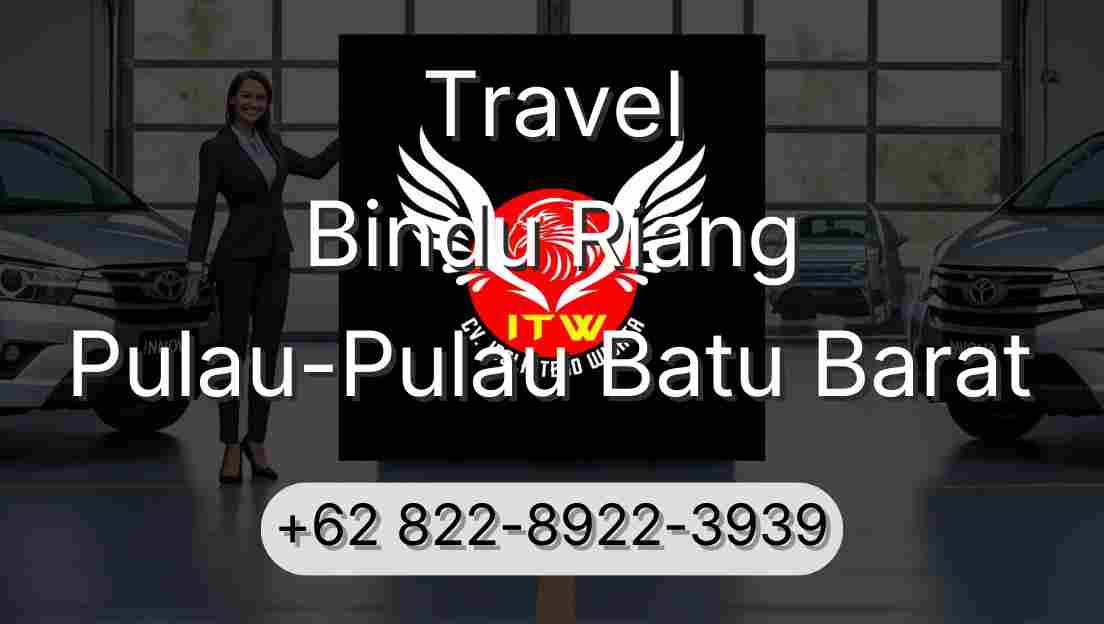 Travel Bindu Riang Pulau-Pulau Batu Barat