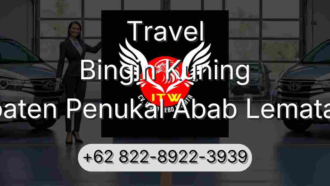 Travel Bingin Kuning Kabupaten Penukal Abab Lematang Ilir