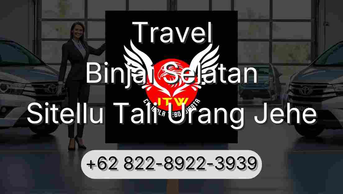 Travel Binjai Selatan Sitellu Tali Urang Jehe