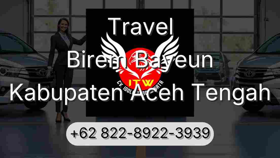 Travel Birem Bayeun Kabupaten Aceh Tengah