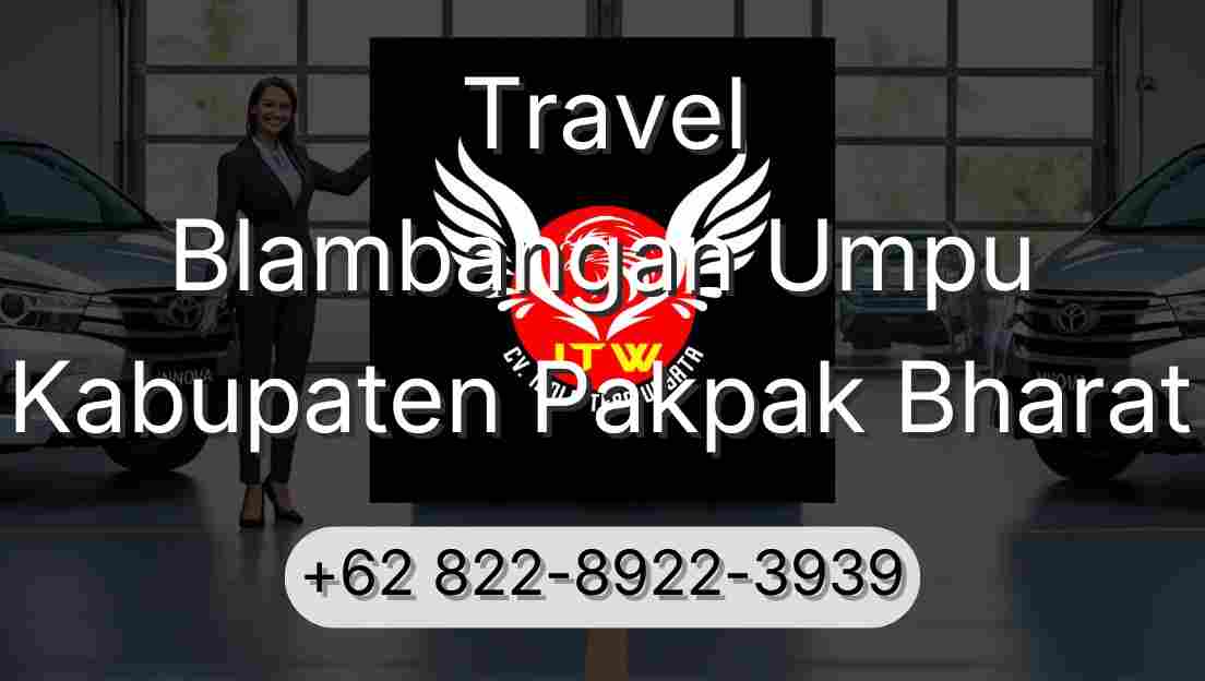 Travel Blambangan Umpu Kabupaten Pakpak Bharat