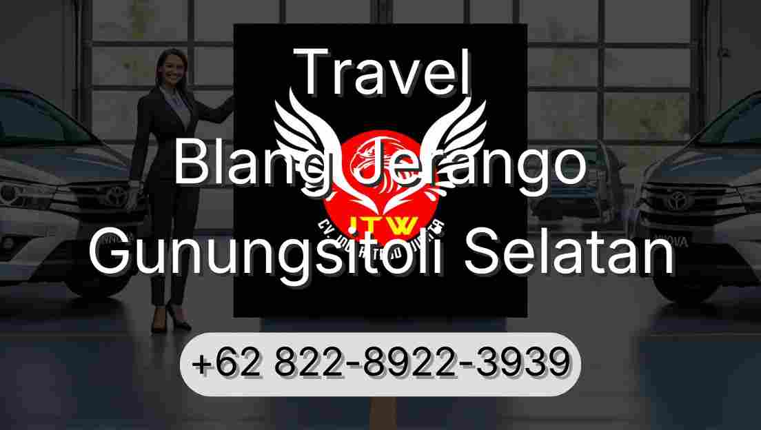 Travel Blang Jerango Gunungsitoli Selatan