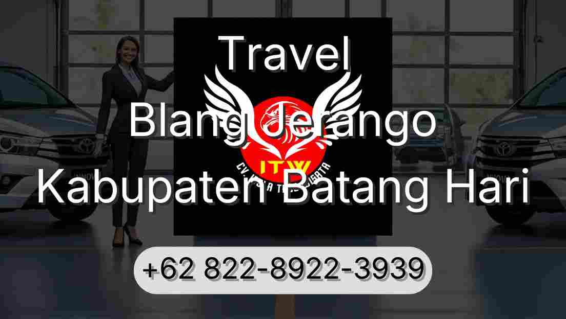 Travel Blang Jerango Kabupaten Batang Hari