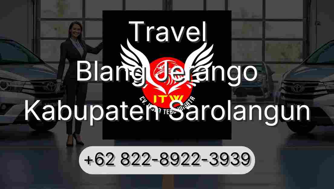 Travel Blang Jerango Kabupaten Sarolangun