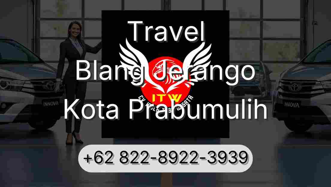 Travel Blang Jerango Kota Prabumulih