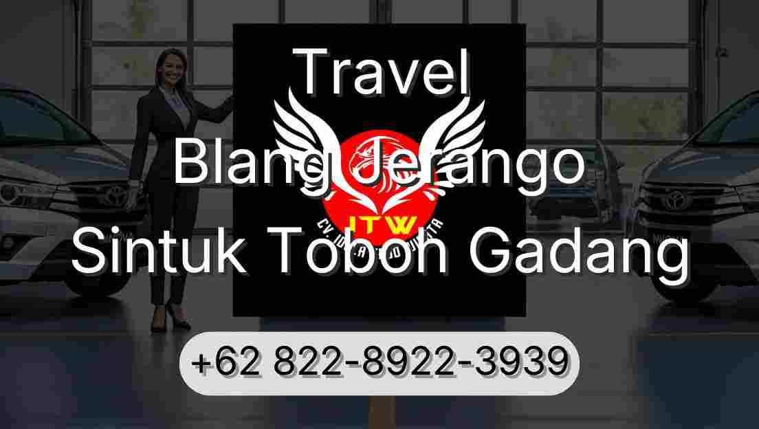 Travel Blang Jerango Sintuk Toboh Gadang