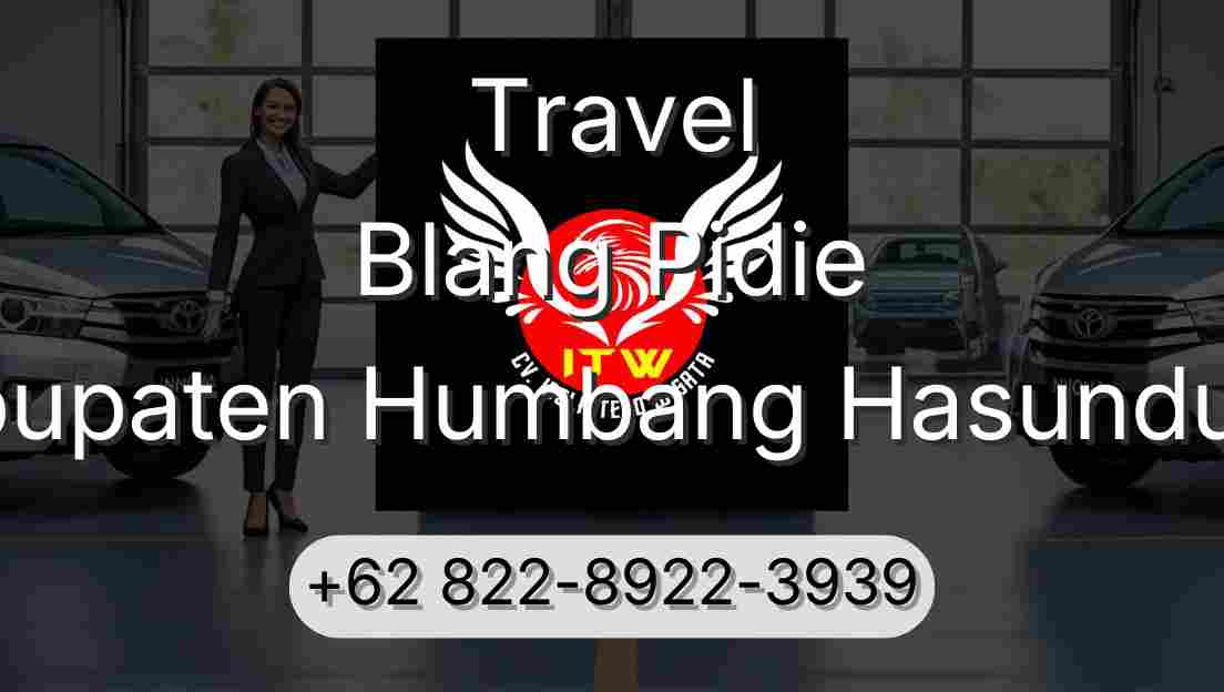 Travel Blang Pidie Kabupaten Humbang Hasundutan