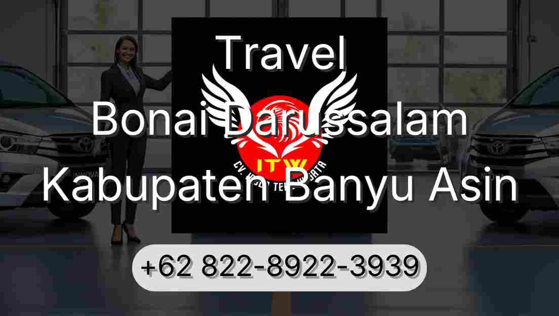 Travel Bonai Darussalam Kabupaten Banyu Asin