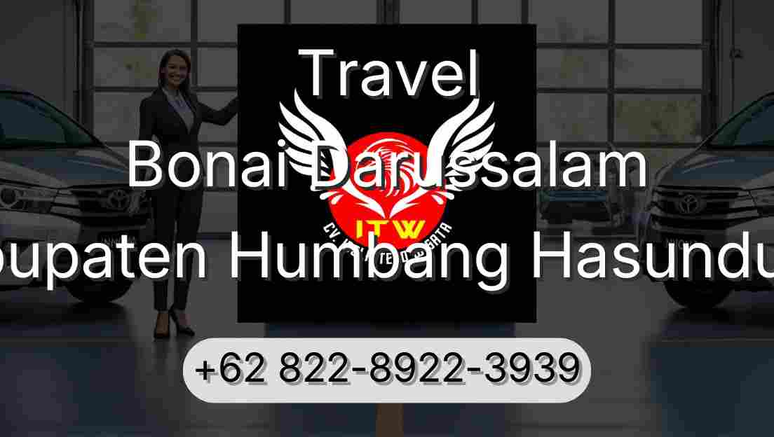 Travel Bonai Darussalam Kabupaten Humbang Hasundutan