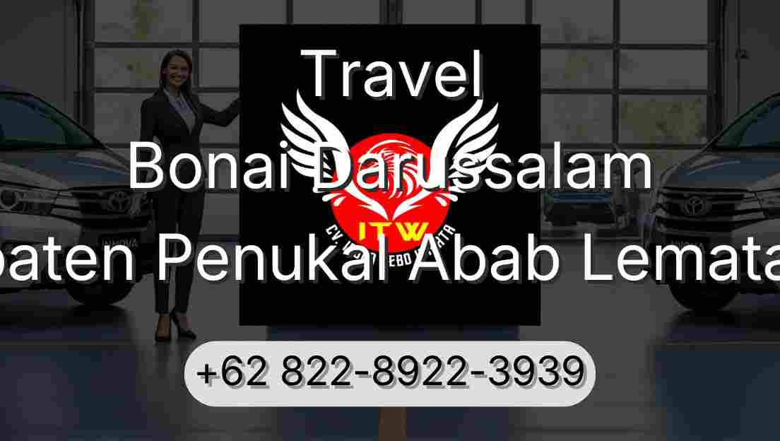 Travel Bonai Darussalam Kabupaten Penukal Abab Lematang Ilir