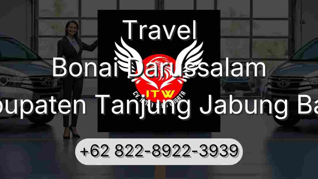 Travel Bonai Darussalam Kabupaten Tanjung Jabung Barat
