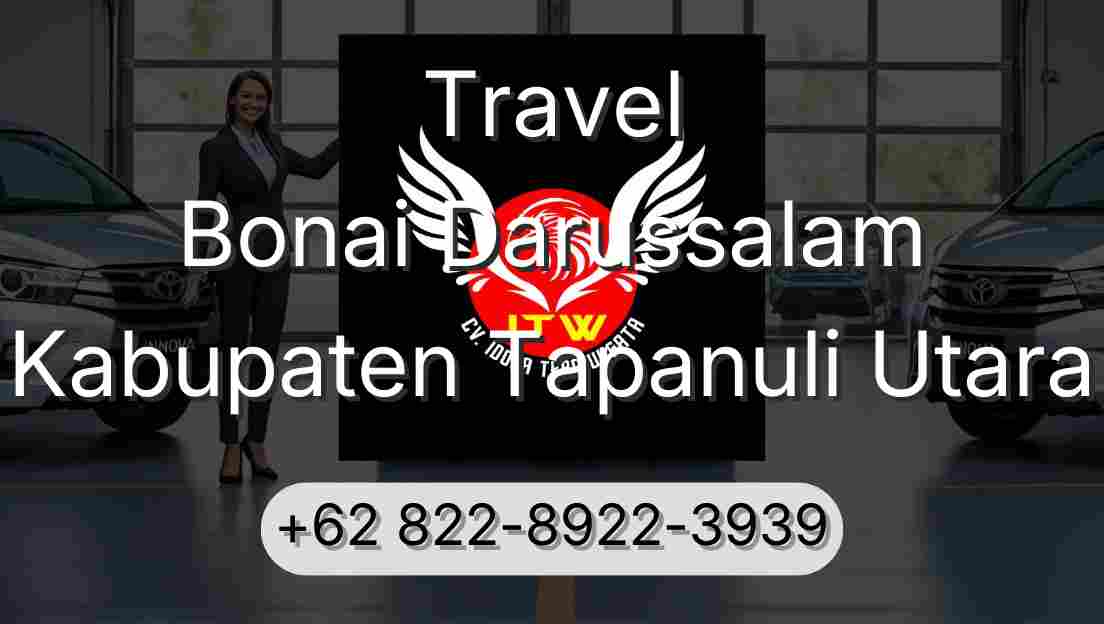 Travel Bonai Darussalam Kabupaten Tapanuli Utara