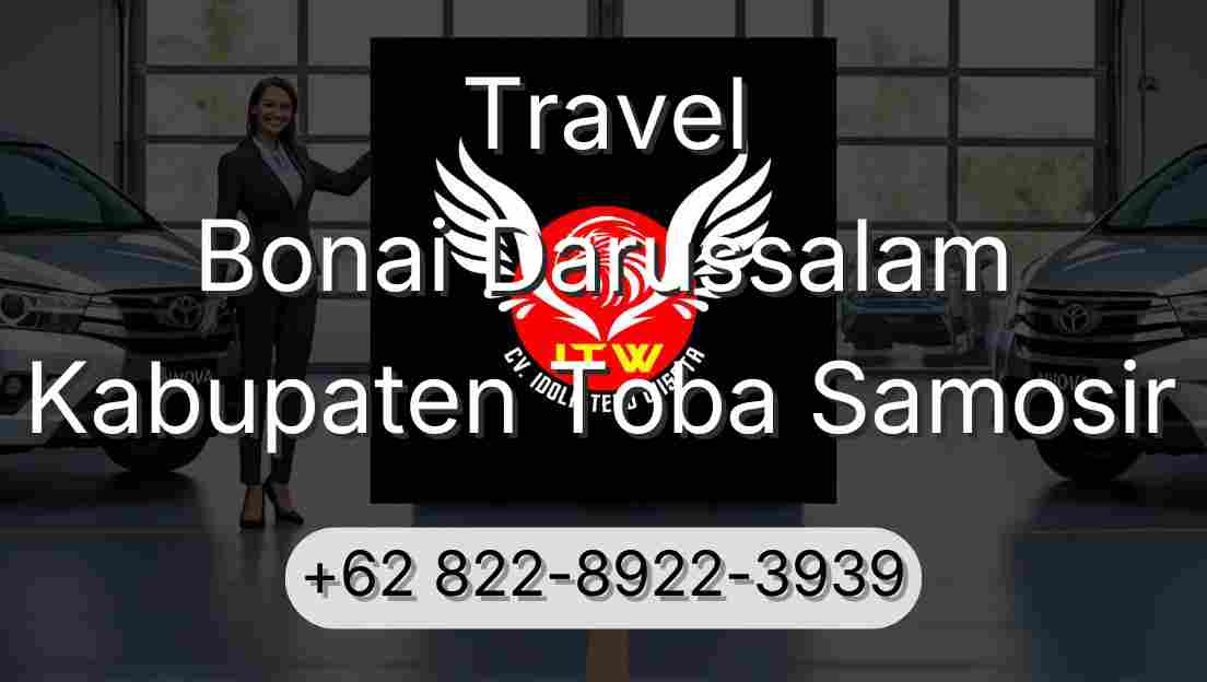Travel Bonai Darussalam Kabupaten Toba Samosir