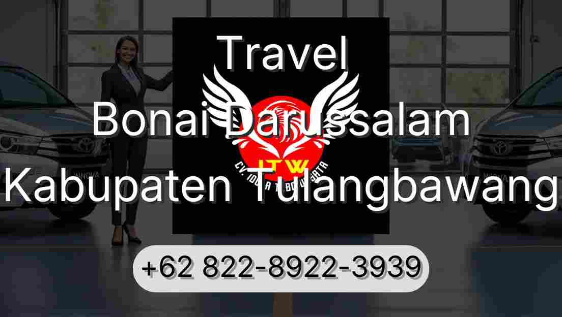 Travel Bonai Darussalam Kabupaten Tulangbawang