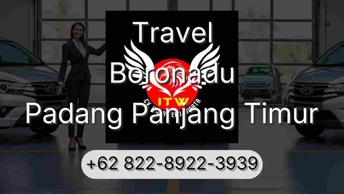 Travel Boronadu Padang Panjang Timur