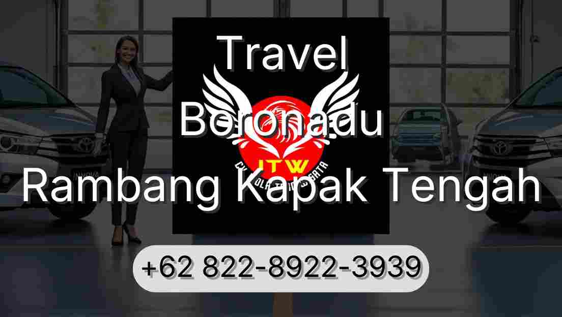 Travel Boronadu Rambang Kapak Tengah